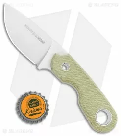Viper Knives Berus Fixed Blade Knife Drop Point Green Micarta (3.5" Satin) -Avokelavavat Sales Store Viper Knives Berus Fixed Blade Knife Drop Point Green Micarta 3.5in Satin VT4012CG BHQ 107164 LS Bottlecap 3