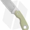 Viper Knives Berus Fixed Blade Knife Sheepsfoot Green Micarta (3.5" Satin)