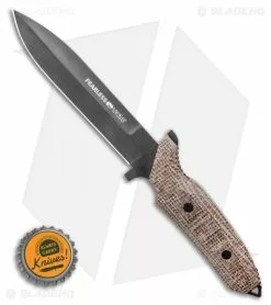 Viper Knives Fearless Fixed Blade Knife Natural Micarta (6" Black) -Avokelavavat Sales Store Viper Knives Fearless 6.75 Satin BHQ 123060 LS Bottlecap