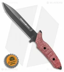 Viper Knives Fearless Fixed Blade Knife Red Micarta (6" Black) -Avokelavavat Sales Store Viper Knives Fearless 6.75 Satin BHQ 123061 LS Bottlecap