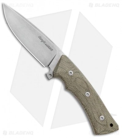 Viper Knives Gianghi Fixed Blade Knife Green Canvas Micarta (4.5" Satin) V4882CV 3 Viper Knives Gianghi Fixed Blade Knife Green Canvas Micarta (4.5" Satin) V4882CV