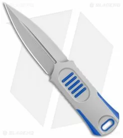 CIVIVI WE Knife Co. OSS Dagger Fixed Blade Knife Blue G-10 (2" Stonewash)