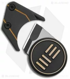 WE Knife Co. Quark Fixed Blade Neck Knife Black/Gold Titanium (0.47" Two-Tone) -Avokelavavat Sales Store WE Knife Co Quark Fixed Blade Neck Knife Black Gold Ti TT WE20021 1 BHQ 126519 jr open