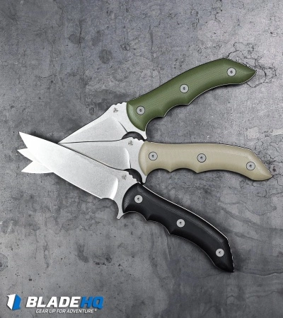 WE Knife Co. Stonefish Fixed Blade Knife OD Green G-10 (4.46" Stonewash) 919A 7 WE Knife Co. Stonefish Fixed Blade Knife OD Green G-10 (4.46" Stonewash) 919A - Image 5