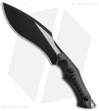 WE Knife Co. Vaquita Fixed Blade Mini Kukri Neck Knife CF (3.2" Black SW) 807B 3 WE Knife Co. Vaquita Fixed Blade Mini Kukri Neck Knife CF (3.2" Black SW) 807B