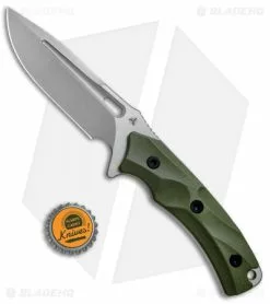 WE Knife Co. Vindex Fixed Blade Knife Green G-10 (4.3" Stonewash) 802A -Avokelavavat Sales Store WE Knife Co Vindex Green G 10 SW 802A BHQ 82601 jr bottlecap