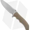 WE Knife Co. Stonefish Fixed Blade Knife Tan G-10 (4.46" Stonewash) 919B