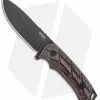 WOOX Rock62 X-GRIP Fixed Blade Knife Black/Brown Micarta (4.5" Black) -Avokelavavat Sales Store WOOX Rock 62 Fixed Blade XGRIP Black BHQ 122050 jr
