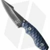 Wander Tactical Barracuda Fixed Blade Knife Black Micarta (3.9" Gray)