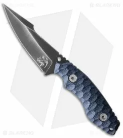 Wander Tactical Barracuda Fixed Blade Knife Black Micarta (3.9" Gray)