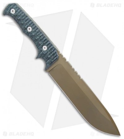 Wander Tactical Dimorphodon Fixed Blade Knife Black Micarta (8.5" FDE) 4 Wander Tactical Dimorphodon Fixed Blade Knife Black Micarta (8.5" FDE) - Image 2