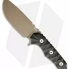 Wander Tactical Lynx Fixed Blade Knife Black Micarta (4.25" FDE)