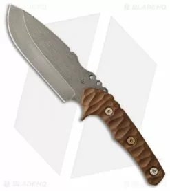 Wander Tactical Uro Hunter Fixed Blade Knife Natural Micarta (5.625" Raw)