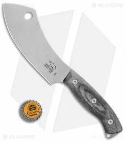 White River Knife & Tool White River Camp Cleaver Fixed Blade Knife Black Micarta (5.5" Stonewash) -Avokelavavat Sales Store White River Camp Cleaver Black Micarta SW BHQ 85348 er bottlecap