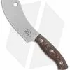 White River Knife & Tool White River Camp Cleaver Fixed Blade Knife Black/Red Richlite (5.5" SW)