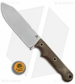 White River Knife & Tool White River FC5 Firecraft Fixed Blade Knife OD Green Micarta (5" SW) Leather -Avokelavavat Sales Store White River FC5 Firecraft Fixed Blade Knife OD Green Micarta SW Leather BHQ 106093 kp bottle cap
