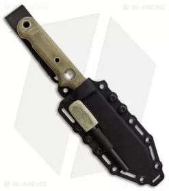 White River Knife & Tool White River FC5 Firecraft Fixed Blade Knife OD Green Micarta (5" Stonewash) -Avokelavavat Sales Store White River FC5 Firecraft OD Green Micarta SW BHQ 68958 er sheath