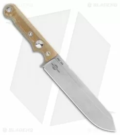 White River Knife & Tool White River FC7 Firecraft Fixed Blade Knife OD Green Micarta (7" Satin) -Avokelavavat Sales Store White River FC7 Firecraft Fixed Blade Knife OD Green Micarta 7in Satin WRFC 7 BHQ 76935 LS Spine