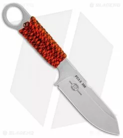 White River Knife & Tool White River Firecraft 3.5 Fixed Blade Knife Orange Paracord (3.5" Stonewash) -Avokelavavat Sales Store White River Firecraft 3 5 Orange Paracord SW BHQ 86227 er side