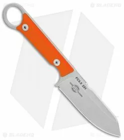 White River Knife & Tool White River Firecraft 3.5 Pro Fixed Blade Knife Orange G-10 (3.5" Stonewash) 7 White River Knife & Tool White River Firecraft 3.5 Pro Fixed Blade Knife Orange G-10 (3.5" Stonewash) -Avokelavavat Sales Store White River Firecraft Pro Orange G10 SW BHQ 85349 er side
