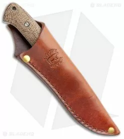 White River Knife & Tool White River Hunter Fixed Blade Knife Natural Burlap Micarta (3.5" Polish) -Avokelavavat Sales Store White River Hunter Natural Burlap Micarta Polish BHQ 110672 jr sheath