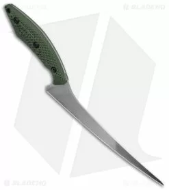 White River Knife And Tool White River Knives 8" Step-Up Fillet Knife Green/Black G-10 (8.1" Stonewash) -Avokelavavat Sales Store White River Knives 8in Step UpFillet Knife Green Black G10 Stonewash BHQ 142818 td spine