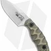 White River Knife & Tool White River Knives GTI 3 Fixed Blade Knife OD Green/Black Micarta (3" SW)