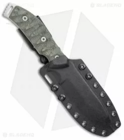 White River Knife And Tool White River Knives GTI Knife Green Micarta (4.5" Stonewash) -Avokelavavat Sales Store White River Knives GTI Knife Green Micarta SW WRGTI45 LBO BHQ 136918 jr sheath