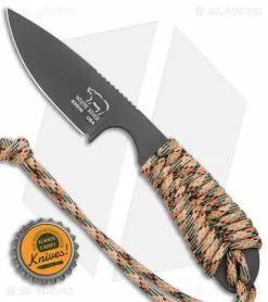 White River Knife & Tool White River Knives M1 Backpacker Fixed Blade Knife Treestand Camo Para (3" PVD) -Avokelavavat Sales Store White River Knives M1 Backpacker Fixed Blade Treestand Camo Para PVD BHQ 140618 jr bottlecap