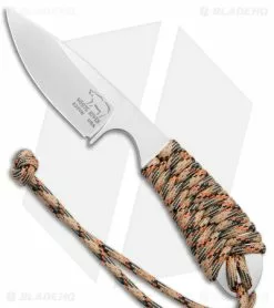 White River Knife & Tool White River Knives M1 Backpacker Knife Treestand Camo Paracord (3" Stonewash)