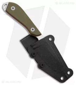 White River M1 Pro Backpacker Fixed Blade Knife Green Orange G-10 (3" SW) -Avokelavavat Sales Store White River Knives M1 Pro Backpacker Knife Hi Vis G10 3in SW BHQ 140622 td sheath