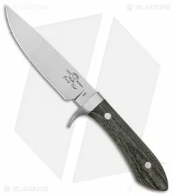 White River Knife & Tool White River Knives Sendero Classic Knife Black Micarta (4.625" Stonewash)