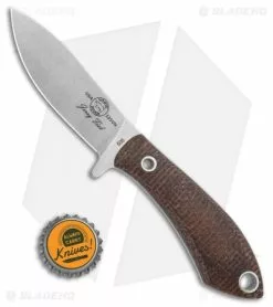 White River Knife & Tool White River Knives Sendero Pack Knife Natural Burlap Micarta (3.25" Stonewash) -Avokelavavat Sales Store White River Knives Sendero Pack Knife Natural Burlap Micarta 3.25in SW WRJF PAC BNA BHQ 114007 LS Bottlecap