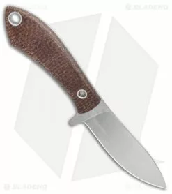 White River Knife & Tool White River Knives Sendero Pack Knife Natural Burlap Micarta (3.25" Stonewash) -Avokelavavat Sales Store White River Knives Sendero Pack Knife Natural Burlap Micarta 3.25in SW WRJF PAC BNA BHQ 114007 LS Spine
