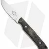 White River Knife & Tool White River Knives Small Game Fixed Blade Knife Black/Burlap Micarta (3" Satin)