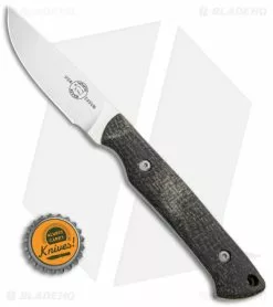 White River Knife & Tool White River Knives Small Game Fixed Blade Knife Black/Burlap Micarta (3" Satin) 9 White River Knife & Tool White River Knives Small Game Fixed Blade Knife Black/Burlap Micarta (3" Satin) -Avokelavavat Sales Store White River Knives Small Game Black Burlap Micarta Satin BHQ 110670 jr size