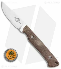 White River Knife & Tool White River Small Game Fixed Blade Knife Natural Burlap Micarta (3" Satin) -Avokelavavat Sales Store White River Knives Small Game Natural Burlap Micarta Satin BHQ 110671 jr size