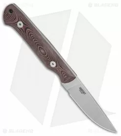 White River Knife & Tool White River Knives Small Game Fixed Blade Knife Red/Black Richlite (3" Satin) -Avokelavavat Sales Store White River Knives Small Game Red Black Richlite Satin BHQ 88389 er side