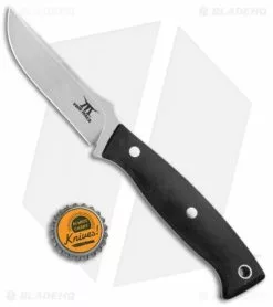 White River Knife & Tool White River Knives Tom Mack Hunt Fixed Blade Knife Black Micarta (3.5" SW)
