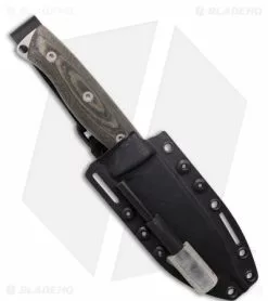 White River Knife & Tool White River Ursus 45 Fixed Blade Knife Black/OD Green Linen Micarta (4.5" SW) 7 White River Knife & Tool White River Ursus 45 Fixed Blade Knife Black/OD Green Linen Micarta (4.5" SW) -Avokelavavat Sales Store White River Ursus 45 Fixed Blade Knife Black OD Green Linen Micarta SW kc sheath