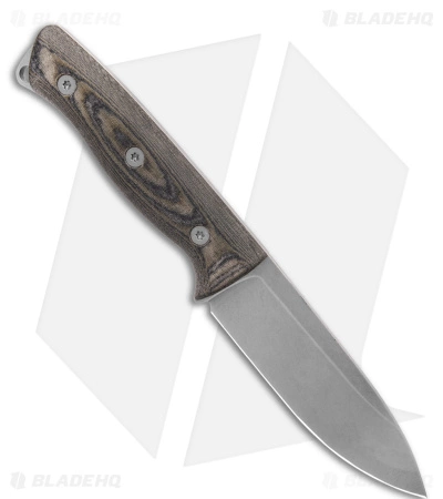 White River Knife & Tool White River Ursus 45 Fixed Blade Knife Black/OD Green Linen Micarta (4.5" SW) 4 White River Knife & Tool White River Ursus 45 Fixed Blade Knife Black/OD Green Linen Micarta (4.5" SW) - Image 2