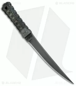 Williams Blade Design HZO Fixed Blade Knife Black Micarta (8.75" Black) 7 Williams Blade Design HZO Fixed Blade Knife Black Micarta (8.75" Black) -Avokelavavat Sales Store Williams Blade Design HZO Black Micarta Black 001 BHQ 82115 jr spine