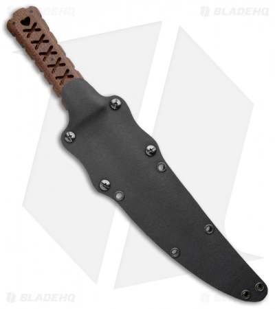 Williams Blade Design HZO Fixed Blade Knife Burlap Micarta (9" Black) HZO-002 5 Williams Blade Design HZO Fixed Blade Knife Burlap Micarta (9" Black) HZO-002 - Image 3