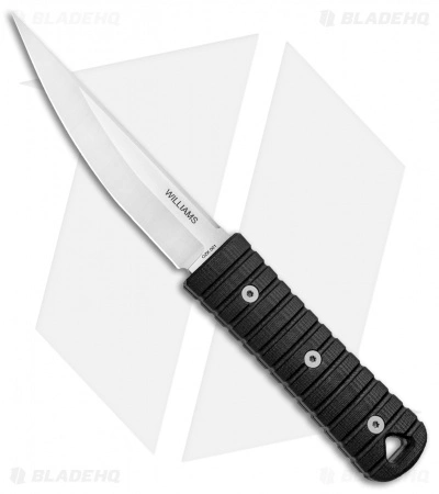 Williams Blade Design OZK 001 Fixed Blade Knife Black G-10 (4.5" Satin) 3 Williams Blade Design OZK 001 Fixed Blade Knife Black G-10 (4.5" Satin)