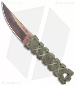 Williams Blade Design Shobu Zukuri Mini Kaiken Green Micarta (3.5" Apocalyptic)