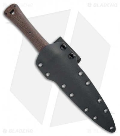 Williams Blade Design SMD Fixed Blade Knife Burlap Micarta (6" Gray) SMD-002 5 Williams Blade Design SMD Fixed Blade Knife Burlap Micarta (6" Gray) SMD-002 - Image 3