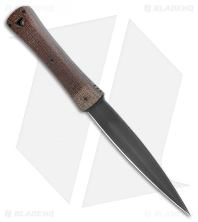 Williams Blade Design SMD Fixed Blade Knife Burlap Micarta (6" Gray) SMD-002 4 Williams Blade Design SMD Fixed Blade Knife Burlap Micarta (6" Gray) SMD-002 - Image 2