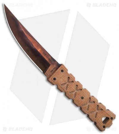 Williams Blade Design SZK Natural Canvas Micarta (4.5" Apocalyptic) SZK-003 3 Williams Blade Design SZK Natural Canvas Micarta (4.5" Apocalyptic) SZK-003