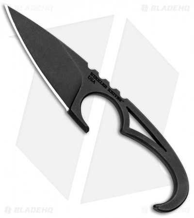 Williams Blade Design Sgian Dubh Neck Knife Fixed Blade (2.5" Black) SDN-003 3 Williams Blade Design Sgian Dubh Neck Knife Fixed Blade (2.5" Black) SDN-003