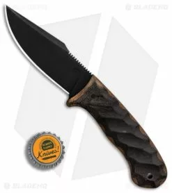 Winkler Knives Jaeger Fixed Blade Knife WASP Micarta (3.75" Black) -Avokelavavat Sales Store Winkler Jaeger Wasp BHQ 84042 er bottlecap